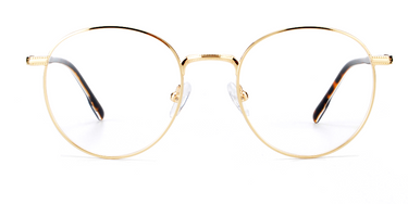 Men eyeglasses Vista : Pavel -  Gold SpecSMART eye clinic Front View